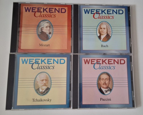 Weekend classics music cds - classics, x4