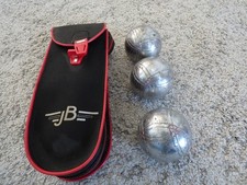 JB Boules Pentanque set x 3 Lightweight range from 540, 545, 550