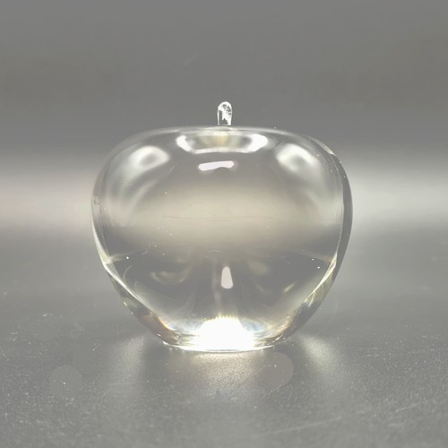Art glass apple shaped - art,