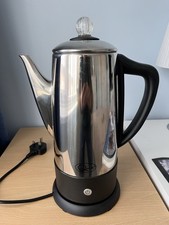 Quest electric 12 Cup Coffee Percolator Stainless Steel 