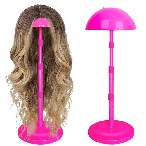 Wig stand 48cm adjustable - stand, 25-48cm