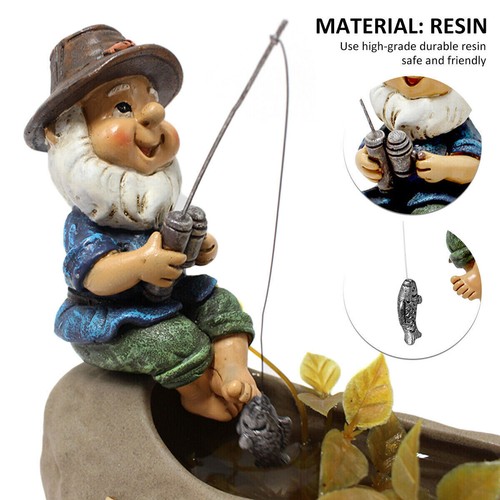 Funny fishing gnome - fishing,