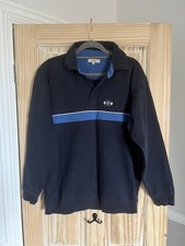 EWM Navy Collared Sweatshirt