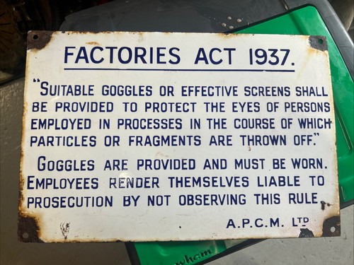 Factory act 1937 vintage - 1937,