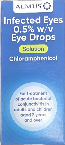 Chloramphenicol eye drops - eye,