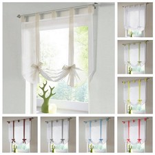 Roman Blind with Loops,  White