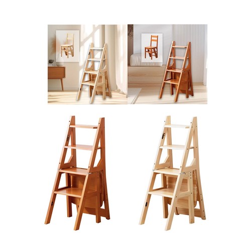 Folding step ladder - ladder, chair