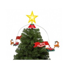 Rotating Santa, Reindeer &