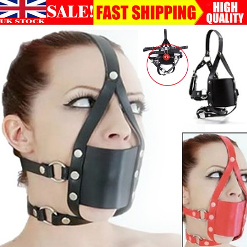 Mask hood leather - mask,