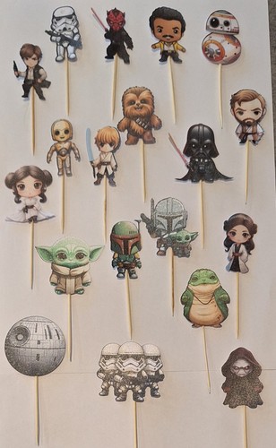 Star wars cupcake toppers - star,