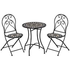 3 Piece Garden Bistro Set with