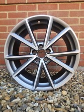 18" AUDI A1 ALLOY WHEEL GENUINE 5 V SPOKE 8X MODEL 7.5X18 ET39.5 8X0601025BP🚘