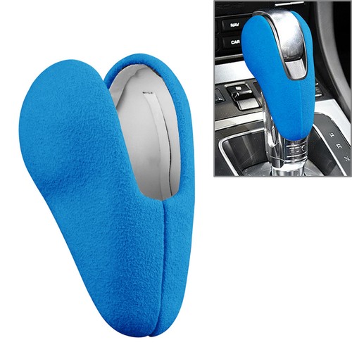 Blue gear shift knob cover - blue,