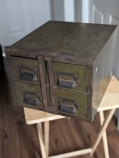 Vintage Military Card Index