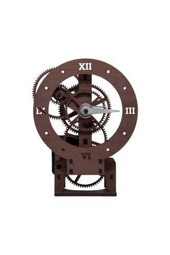 Wooden clock kit buildable - clock,