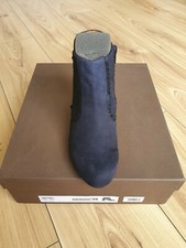 Chie Mihara Monic Luxury Suede Boots Shoes Womens UK Size 4 EU 37 Made in Spain