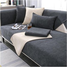 Sofa Seat Cover Couch Cover Universal Settee Non-slip Mat Slipcover Protector