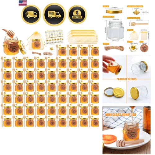 Mini honey jars 60 - 1.5, jars，60
