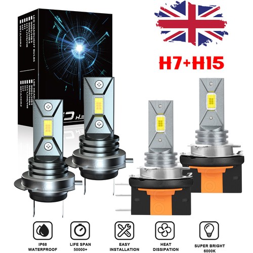 H15 led headlight high low - led, high/low
