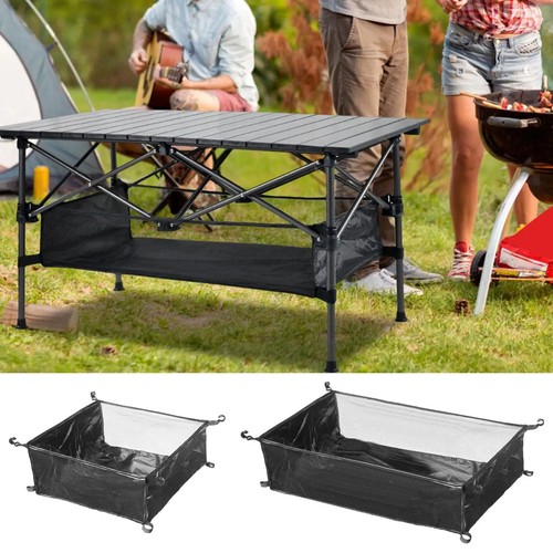 Camping table storage basket - camping,
