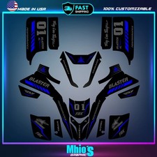 yamaha blaster yfs 200 yfs200 decals graphics stickers full kit atv quad wrap