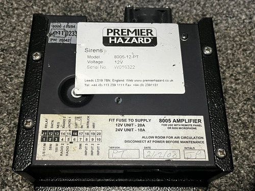 Premier hazard 8005 siren - premier,