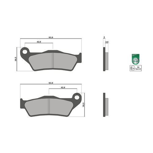 Malossi brake pads - pads, gilera