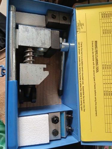 Brake flaring kit - flaring, bench