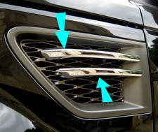 Chrome Side Vent Blade Covers