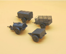 3D Printed 1/72 tank Trailer