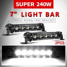 2Pcs 8inch LED Work Light Bar