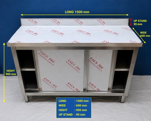 5ft stainless steel work - stainless,