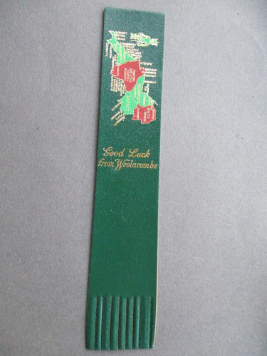 Leather bookmark devon good - devon,