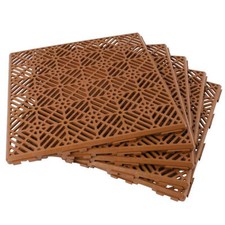 Plastic Garden Tiles Interlocking Nonslip Walkaway Tiles Paving Path Lawn Patio