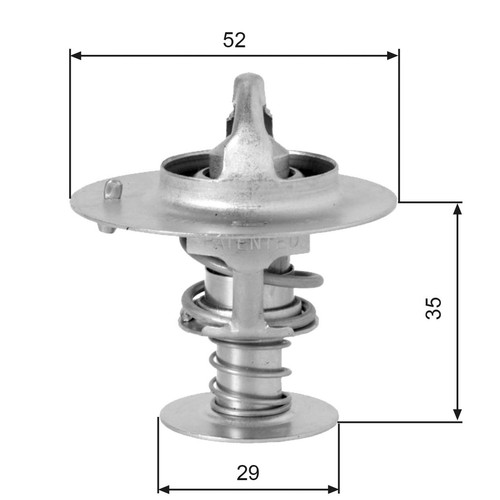 Th03382g1 gates thermostat - gates,