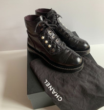 Chanel Combat biker boots 39 6