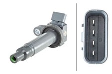 Ignition Coil 12V HELLA Fits LEXUS TOYOTA Gs Gx Is I Sportcross 5DA358057121