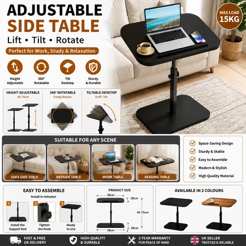 Adjustable shaped sofa side - c-shaped,