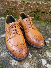 Tricker's Men's Bonaudo Leather Bourton Brogues. UK 6.5/7. New And Unworn
