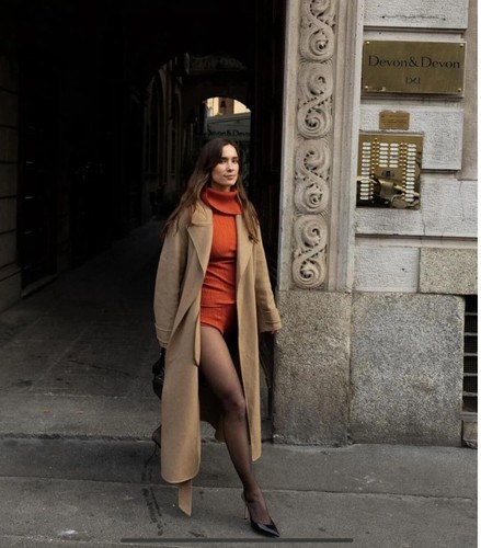 New zara 2023 camel wool - new,