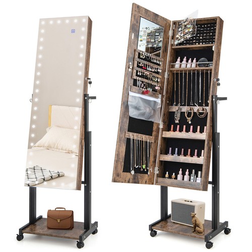 Standing jewelry cabinet - standing,