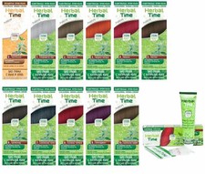 Henna Coloring Cream Herbal Time Natural Hair Colorant 75 ml Ready To Use 