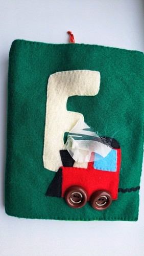Handmade felt busy - felt, quiet