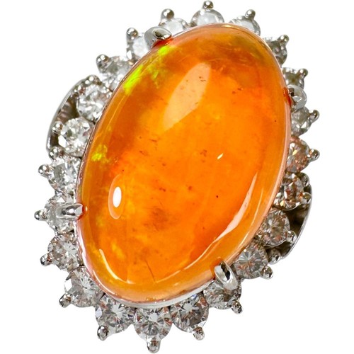 Fire opal 7 - us, .97ct