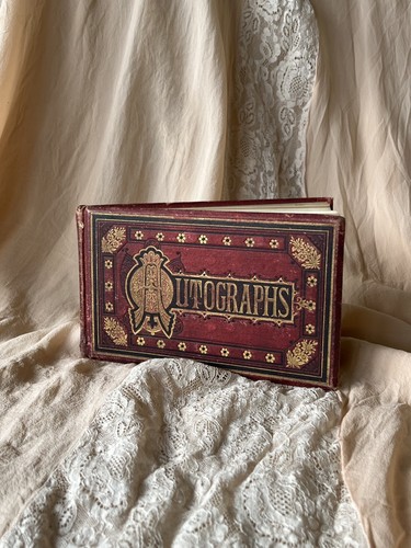 Antique victorian autograph - victorian,