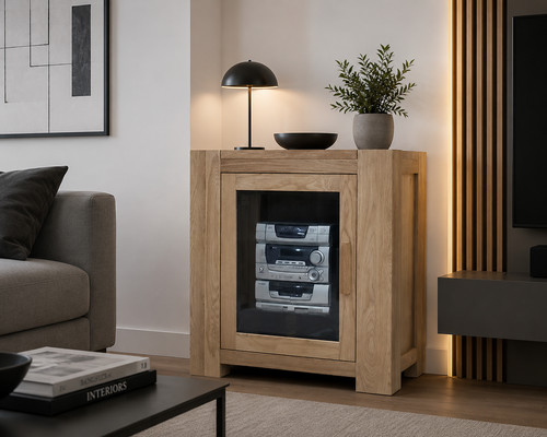 Solid oak trend hifi - oak,