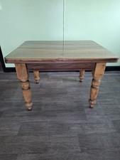 A Victorian Pine Kitchen Table