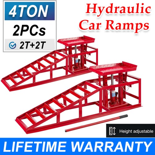 2pcs hydraulic car ramps ton - ramps,
