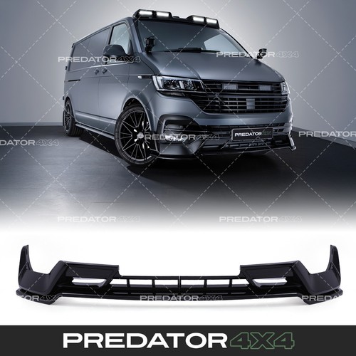 Front splitter gloss black - front,