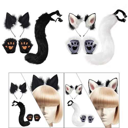 Fox ears tail paw set - tail,
